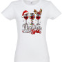 Dámske vianočné tričko Christmas Spirit s pohármi