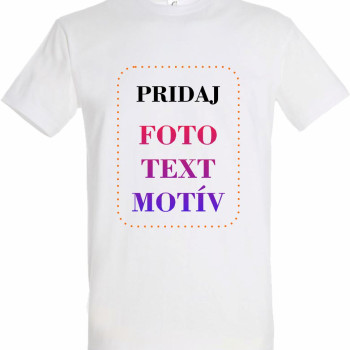 Tričko s vlastnou potlačou – fotografia, text alebo motív