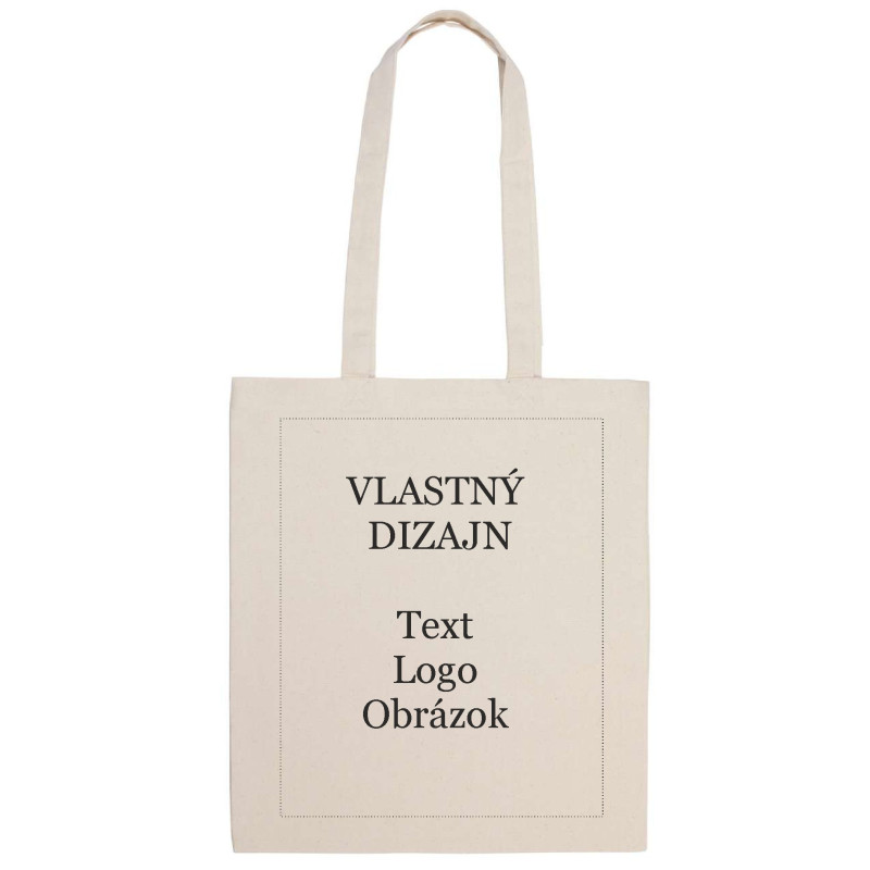 Plátená taška s potlačou