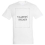Tričko s Vlastnou Potlačou - Biele