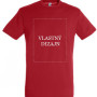 Tričko s Vlastnou Potlačou - Červené