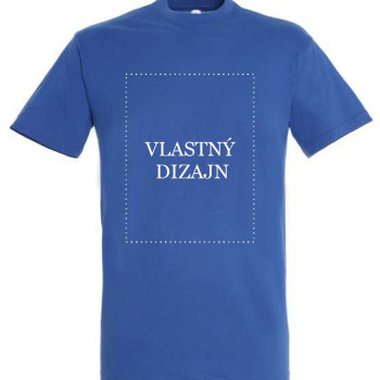 Tričko s Vlastnou Potlačou - Modré