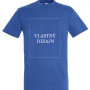Tričko s Vlastnou Potlačou - Modré