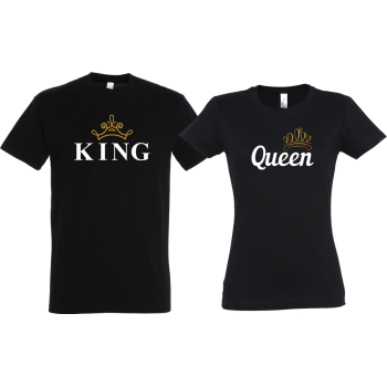 King a Queen - dámske + pánske tričko