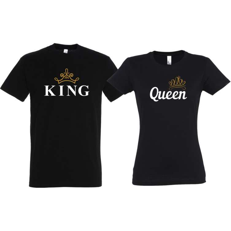 King a Queen - dámske + pánske tričko