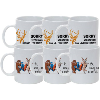 Sada Hrn. s veselým poľ. motívom: Sorry nepočúvam + Ži, smej...