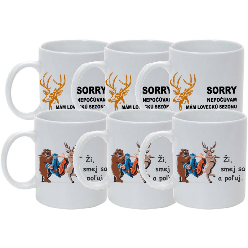 Sada Hrn. s veselým poľ. motívom: Sorry nepočúvam + Ži, smej... image