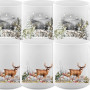 Sada Hrnčekov s poľovníckym motívom