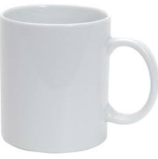Hrnček s vlastnou potlačou, biely 330ml