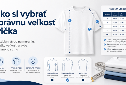Ako si vybrať správnu veľkosť trička