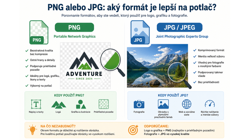 Aký je rozdiel medzi PNG a JPG?