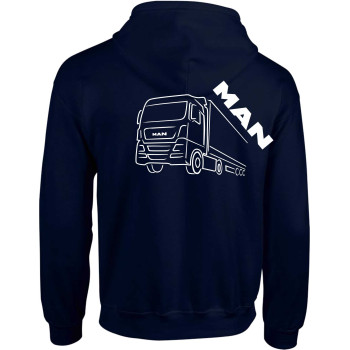 Mikina s motívom Man