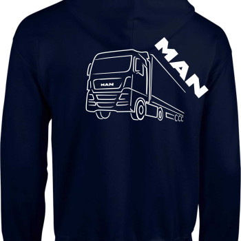Mikina s motívom Man