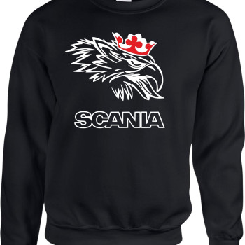 Mikina s motívom Scania bez kapuce