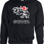 Mikina s motívom Scania bez kapuce