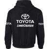 Mikina s motívom Toyota Land Cruiser