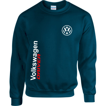 Mikina s motívom VW Driver Blue Indigo