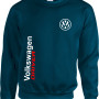 Mikina s motívom VW Driver Blue Indigo
