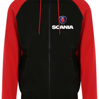 Mikina s motívom Scania dvojfarebná