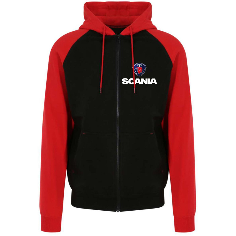 Mikina - s motívom Scania dvojfarebná Mikiny, Auto / moto image