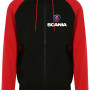 Mikina s motívom Scania dvojfarebná