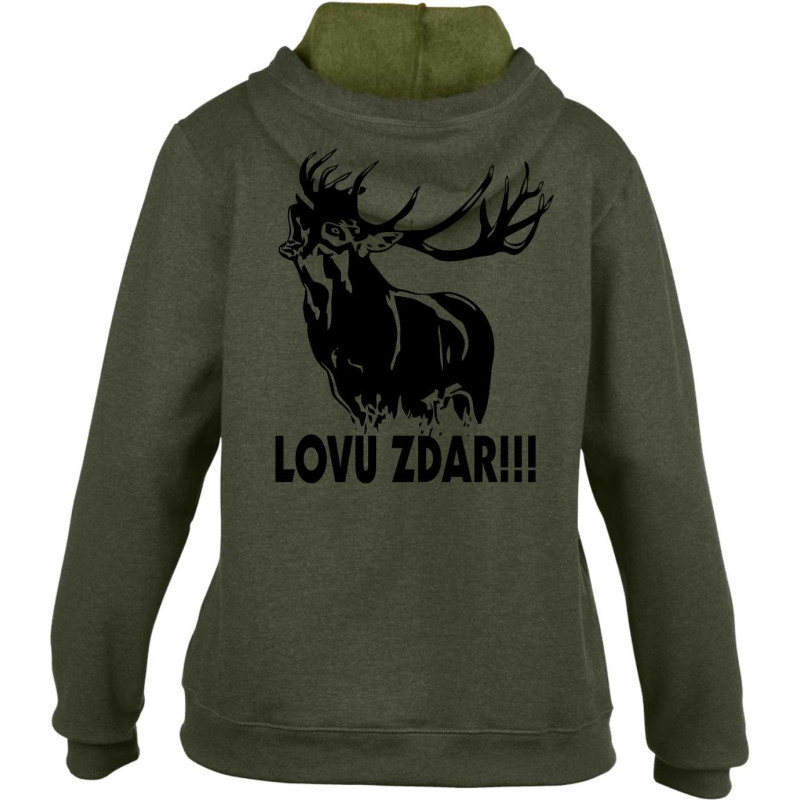 Mikina dámska - Lovu zdar Mikiny, Poľovník / rybár image