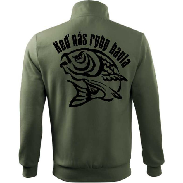 Mikina pánska - Keď nás ryby bavia