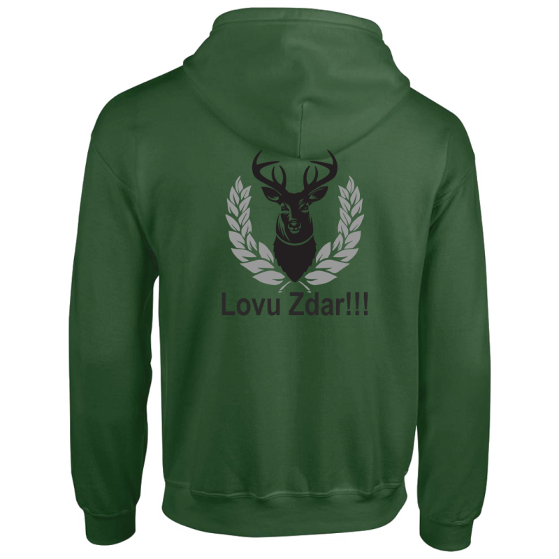 Mikina pánska - Lovu zdar 2 Mikiny, Poľovník / rybár image