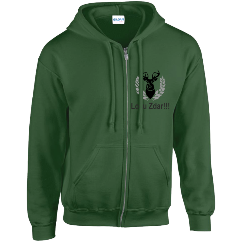 Mikina pánska - Lovu zdar 2 Mikiny, Poľovník / rybár image