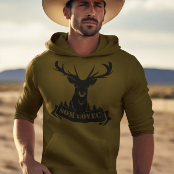 Som Lovec - mikina s kapucňou