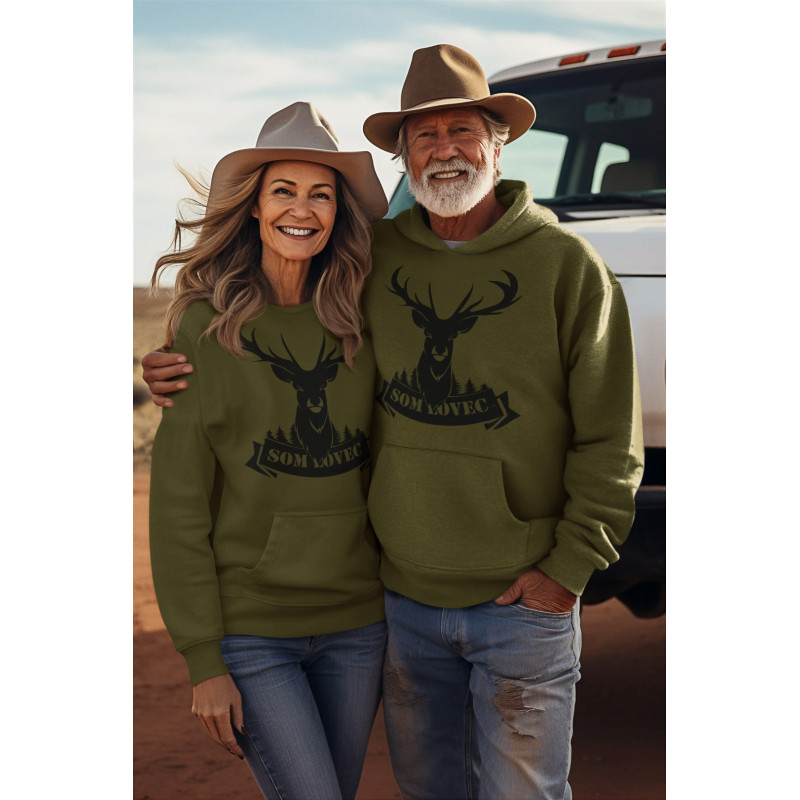 Som Lovec - mikina s kapucňou 1+1 image