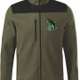 Pstruh- Micro Fleece bunda  s výšivkou, Pánska / dámska