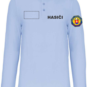 Polokošeľa Hasiči - Dl. rukáv + Suchý Zips