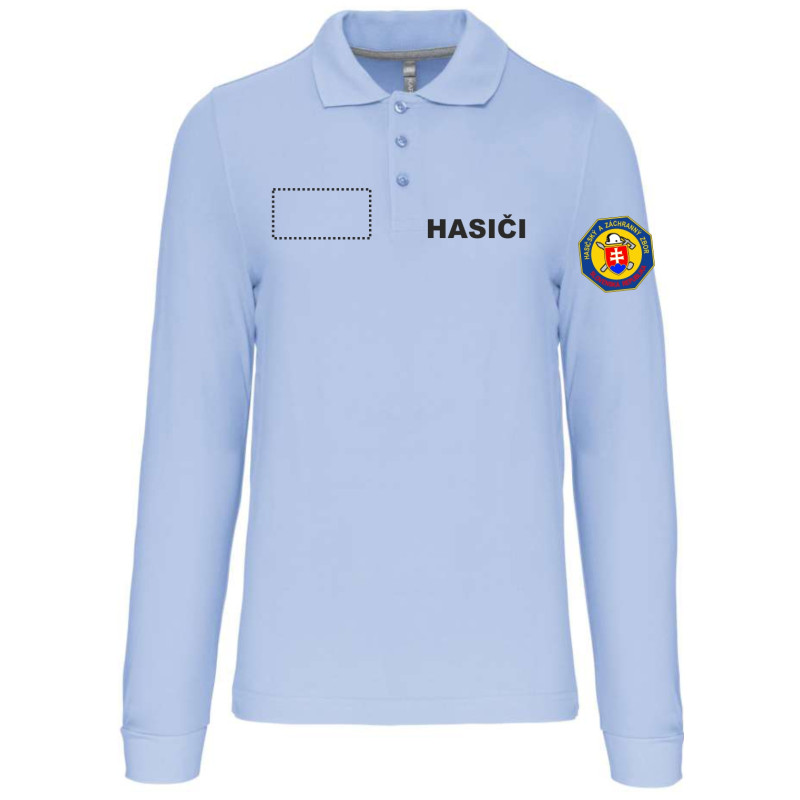Polokošeľa Hasiči - Dl. rukáv + Suchý Zips image