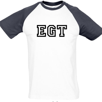 Dvojfarebné tričko s logom EGT