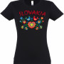 Tričko Slovakia s Ornamentom, dámske