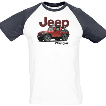Tričko s motívom Jeep Wrangler
