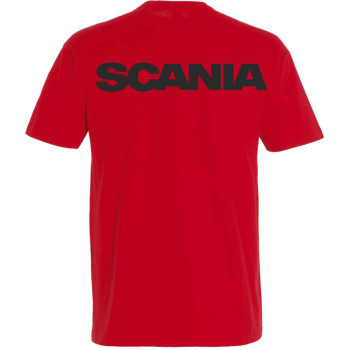 Tričko s motívom Scania červené