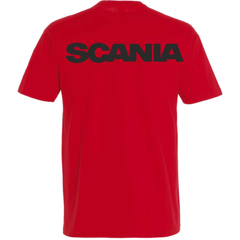 Tričko s motívom Scania červené Tričká, Tričká s motívom Aut image