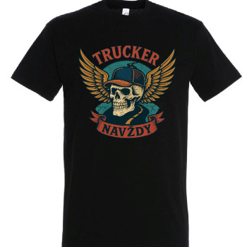 Tričko Trucker Navždy - color
