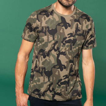 Camo férfi póló