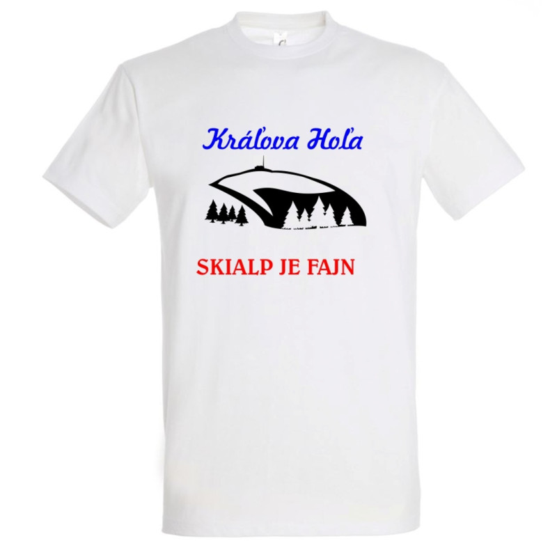 Kráľova Hoľa - skialp je fajn pánske tričko image