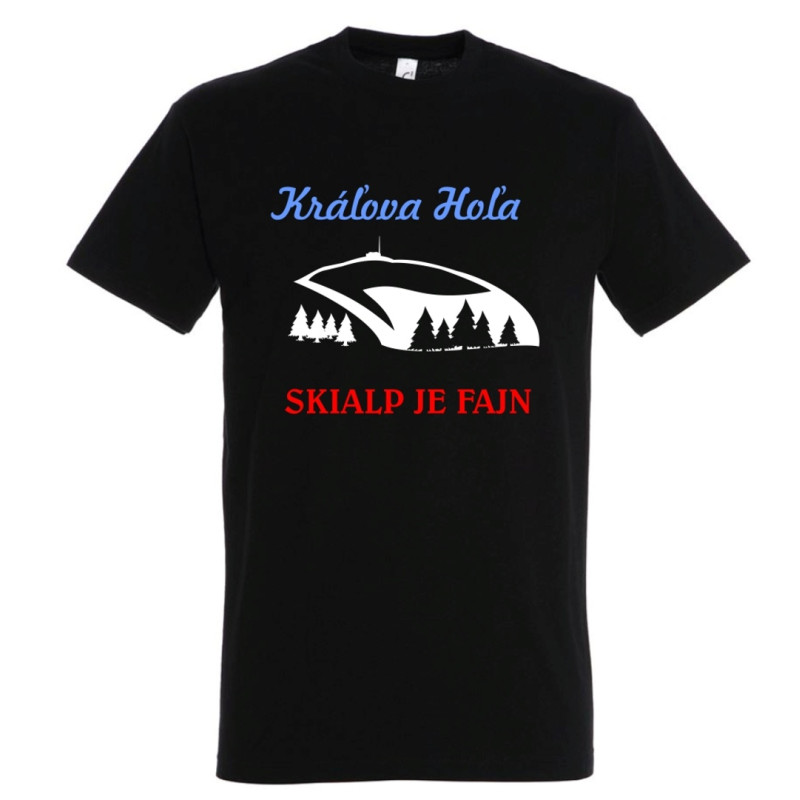 Kráľova Hoľa - skialp je fajn pánske tričko image