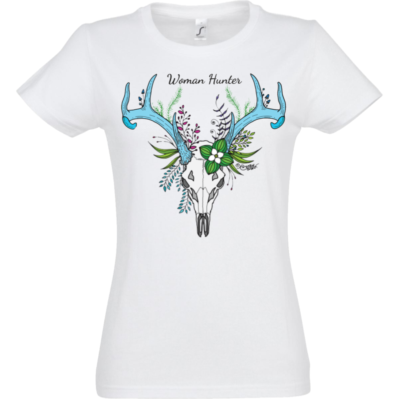 Woman Hunter dámske tričko Tričká, Tričká Poľovník / Rybár