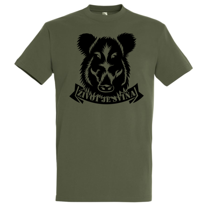 Život je sviňa - black