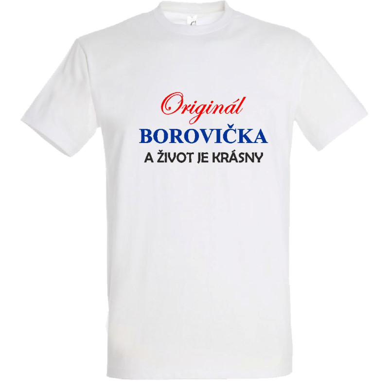 Tričko Borovička a život je krásny image