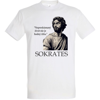 Sokrates biele tričko