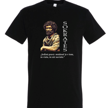 Sokrates čierne tričko