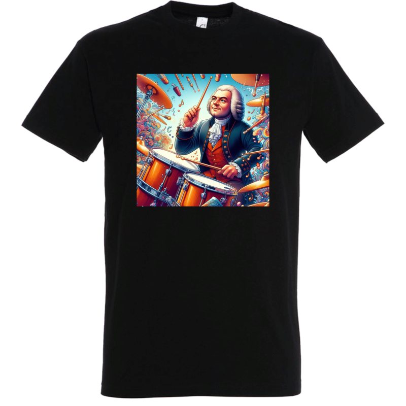 Tričko s potlačou obľúbeného muzikanta Tričká, Vytvorila AI, Vlastná potlač