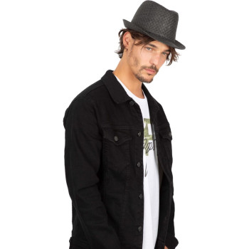 Klobúk Retro Panama - čierny